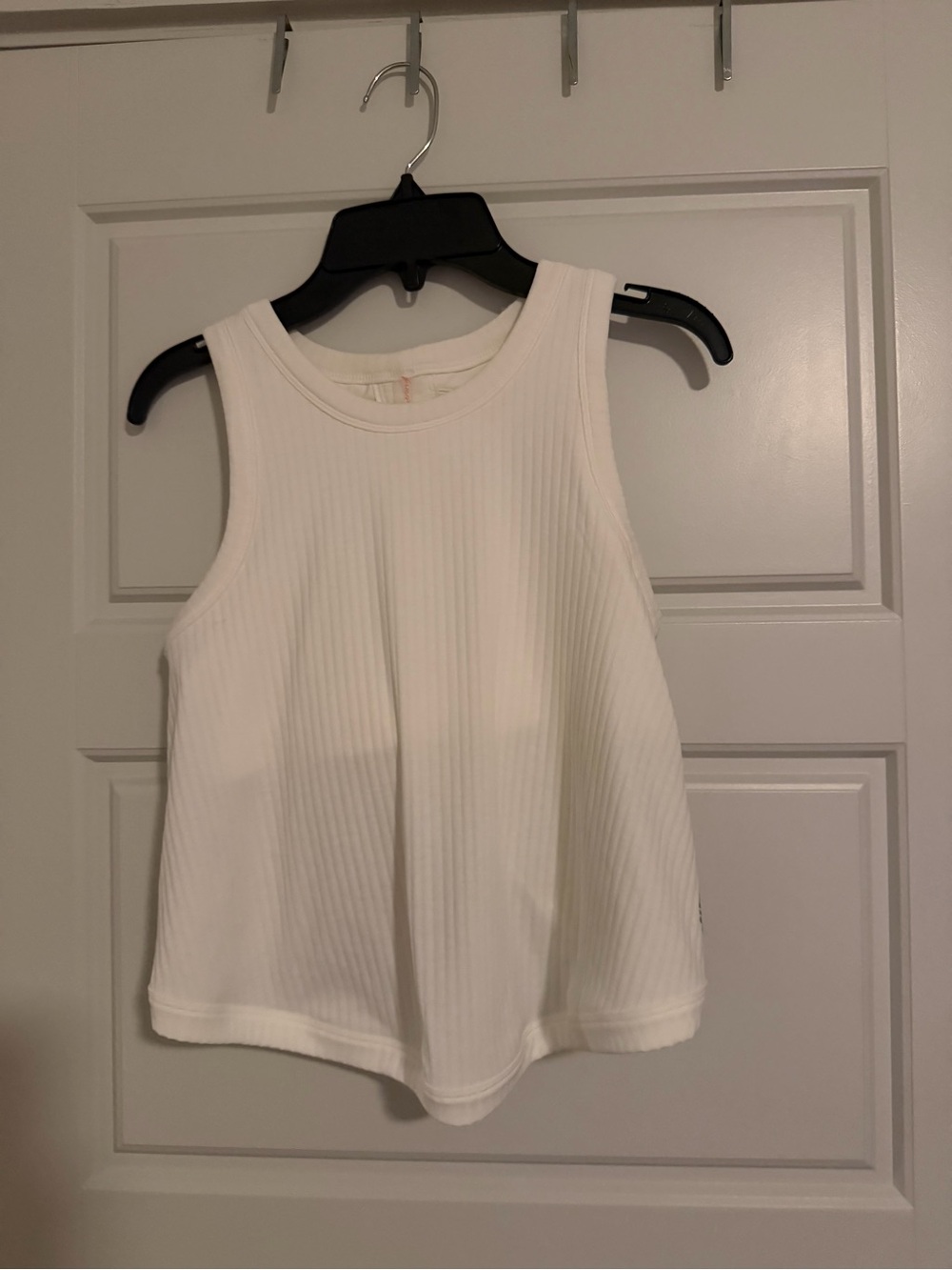 Free People Ribbed, Open Back Tank Top
